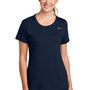 Nike Womens Team rLegend Dri-Fit Moisture Wicking Short Sleeve Crewneck T-Shirt - College Navy Blue