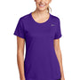 Nike Womens Team rLegend Dri-Fit Moisture Wicking Short Sleeve Crewneck T-Shirt - Court Purple - NEW