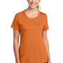 Nike Womens Team rLegend Dri-Fit Moisture Wicking Short Sleeve Crewneck T-Shirt - Desert Orange