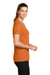 Nike DV7312 Womens Team rLegend Dri-Fit Moisture Wicking Short Sleeve Crewneck T-Shirt Desert Orange Model Side