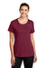 Nike DV7312 Womens Team rLegend Dri-Fit Moisture Wicking Short Sleeve Crewneck T-Shirt Team Maroon Model Front