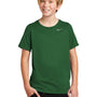 Nike Youth Team rLegend Dri-Fit Moisure Wicking Short Sleeve Crewneck T-Shirt - Gorge Green - NEW