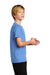 Nike DV7317 Youth Team rLegend Dri-Fit Moisure Wicking Short Sleeve Crewneck T-Shirt Valor Blue Model Side