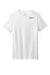 Nike DV7317 Youth Team rLegend Dri-Fit Moisture Wicking Short Sleeve Crewneck T-Shirt White Flat Front