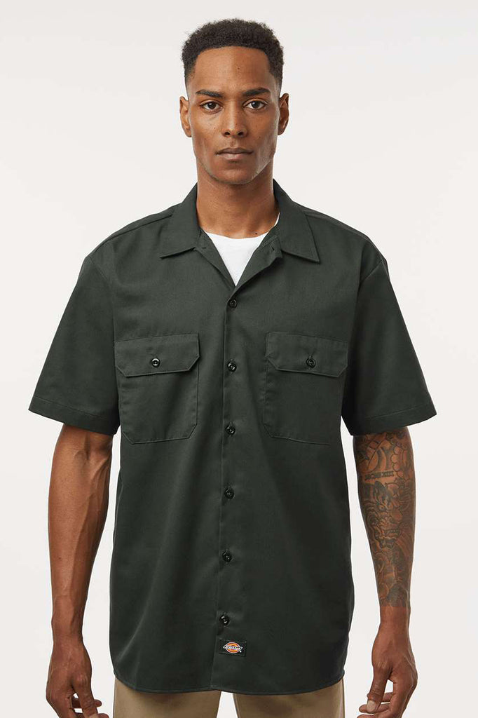 Dickies_2574_Olive_Green_Front
