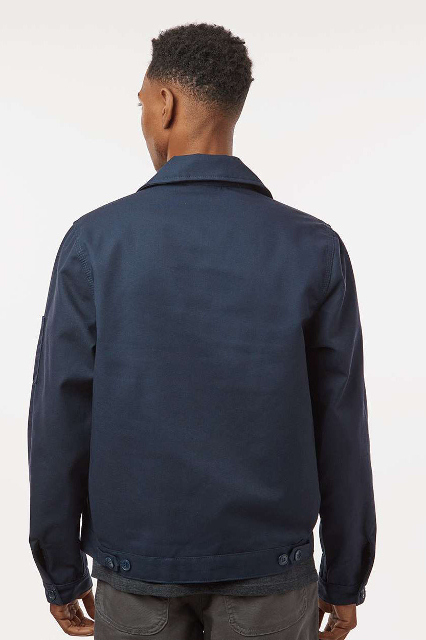 Dickies JT78 Mens Dark Navy Blue Unlined Industrial Stain