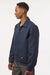 Dickies JT78 Mens Unlined Industrial Stain Resistant Eisenhower Full Zip Jacket Dark Navy Blue Model Side