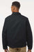 Dickies JT15 Mens Eisenhower Stain Resistant Full Zip Jacket Black Model Back