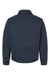Dickies JT15 Mens Eisenhower Stain Resistant Full Zip Jacket Dark Navy Blue Flat Back