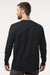 Dickies WL50 Mens Long Sleeve Crewneck T-Shirt w/ Pocket Black Model Back