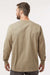 Dickies WL50 Mens Long Sleeve Crewneck T-Shirt w/ Pocket Desert Sand Model Back