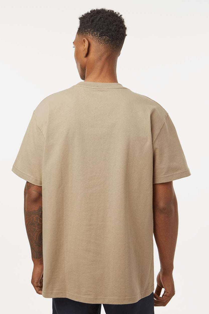 Dickies WS50-D Mens Traditional Short Sleeve Crewneck T-Shirt w/ Pocket Desert Sand Model Back