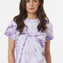 Tie-Dye Mens Short Sleeve Crewneck T-Shirt - Lavender