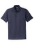 Eddie Bauer EB102 Mens Performance UV Protection Short Sleeve Polo Shirt Navy Blue Flat Front