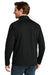 Eddie Bauer EB120 Mens Adventurer 1/4 Zip Sweatshirt Deep Black Model Back