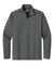 Eddie Bauer EB120 Mens Adventurer 1/4 Zip Sweatshirt Heather Metal Grey Flat Front