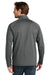 Eddie Bauer EB120 Mens Adventurer 1/4 Zip Sweatshirt Heather Metal Grey Model Back