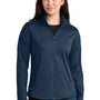 Eddie Bauer Womens Adventurer Full Zip Sweatshirt - Heather River Navy Blue - COMING SOON
