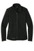 Eddie Bauer EB201 Womens Full Zip Fleece Jacket Black Flat Front