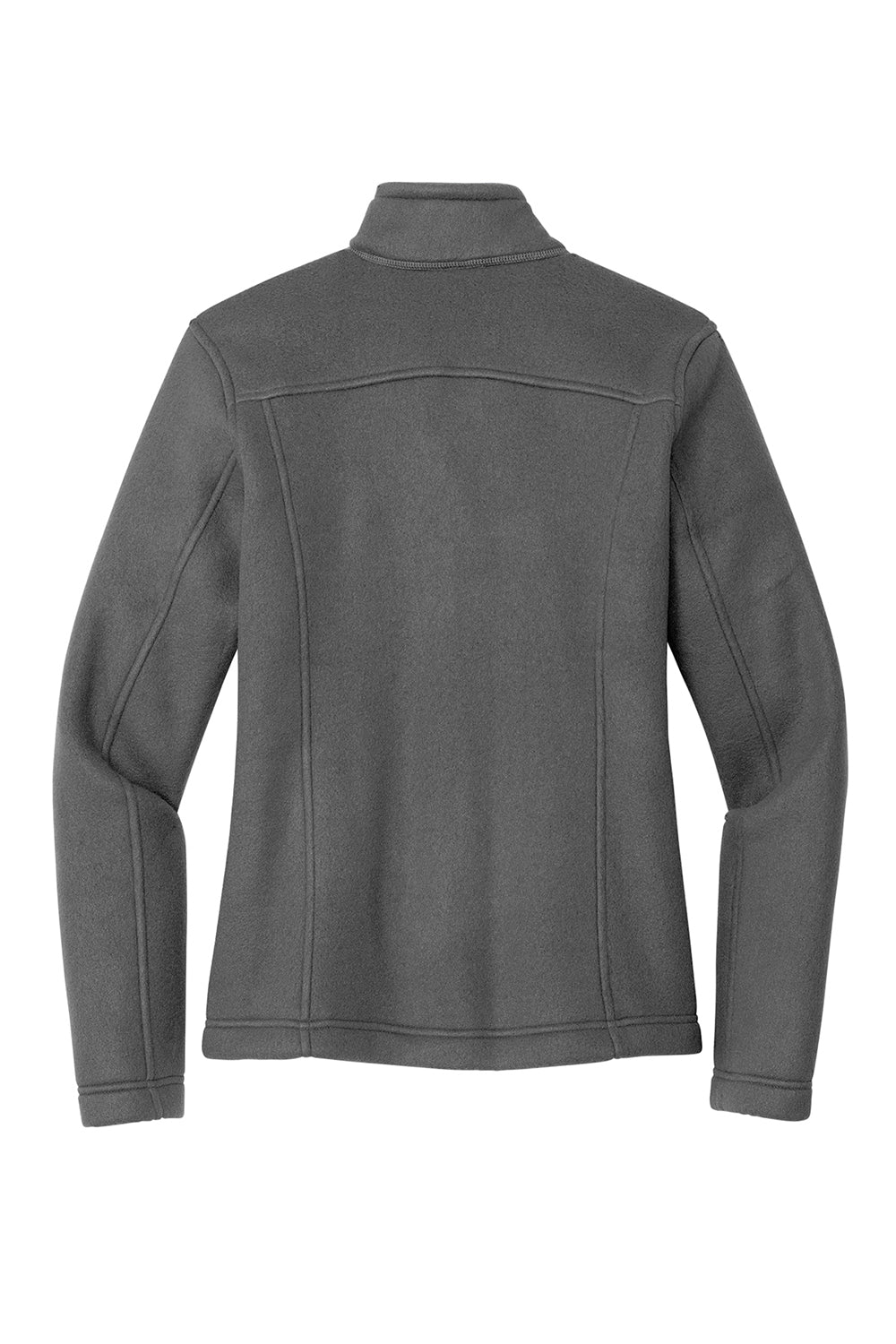 Eddie Bauer EB201 Womens Full Zip Fleece Jacket Steel Grey Flat Back