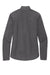 Eddie Bauer EB227 Womens Pill Resistant Microfleece 1/4 Zip Jacket Steel Grey Flat Back