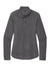 Eddie Bauer EB227 Womens Pill Resistant Microfleece 1/4 Zip Jacket Steel Grey Flat Front