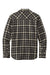 Eddie Bauer EB228 Mens Woodland Snap Front Shirt Jacket w/ Double Pockets Steel Grey/Bone Flat Back