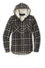 Eddie Bauer EB229 Womens Woodland Snap Front Shirt Jacket w/ Double Pockets Steel Grey/Bone Flat Front