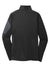 Eddie Bauer EB235 Womens Performance Fleece 1/4 Zip Sweatshirt w/ Pocket Black Flat Back