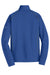Eddie Bauer EB236 Mens Smooth Fleece 1/4 Zip Sweatshirt Cobalt Blue Flat Back