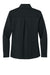 Eddie Bauer EB2370 Womens Smooth Fleece 1/4 Zip Sweatshirt Black Flat Back
