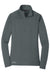 Eddie Bauer EB237 Womens Smooth Fleece 1/4 Zip Sweatshirt Iron Grey Flat Front