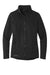 Eddie Bauer EB241 Womens Highpoint Pill Resistant Fleece Full Zip Jacket Black Flat Front
