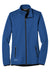 Eddie Bauer EB243 Womens Dash Pill Resistant Full Zip Jacket Cobalt Blue Flat Front