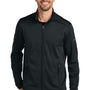 Eddie Bauer Mens Smooth Fleece Full Zip Sweatshirt w/ Pockets - Black