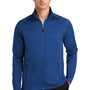 Eddie Bauer Mens Fleece Full Zip Jacket - Cobalt Blue