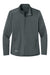 Eddie Bauer EB2470 Womens Smooth Fleece Full Zip Sweatshirt w/ Pockets Iron Gate Grey Flat Front