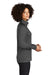 Eddie Bauer EB247 Womens Fleece Full Zip Jacket Iron Gate Grey Model Side