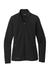 Eddie Bauer EB251 Womens Pill Resistant Fleece Full Zip Jacket Black Flat Front