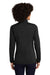 Eddie Bauer EB251 Womens Pill Resistant Fleece Full Zip Jacket Black Model Back
