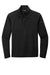 Eddie Bauer EB254 Mens Pill Resistant Fleece 1/4 Zip Jacket Black Flat Front