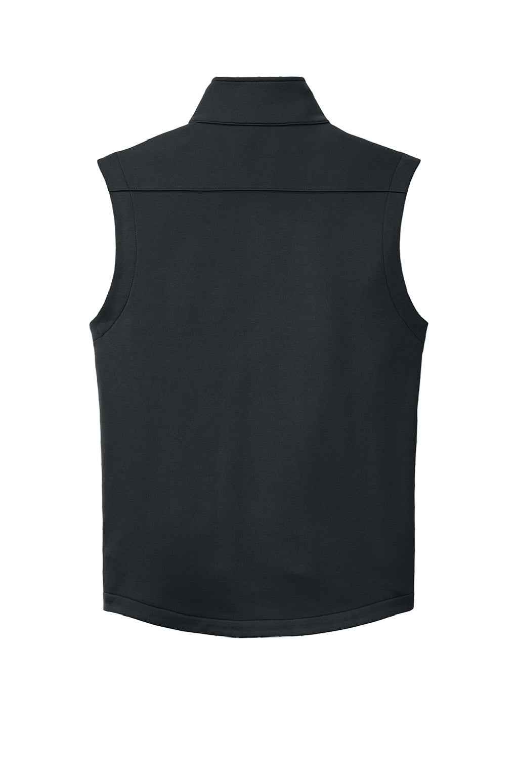 Eddie Bauer EB2560 Mens Full Zip Fleece Vest Black Flat Back