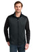 Eddie Bauer EB2560 Mens Full Zip Fleece Vest Black Model Front