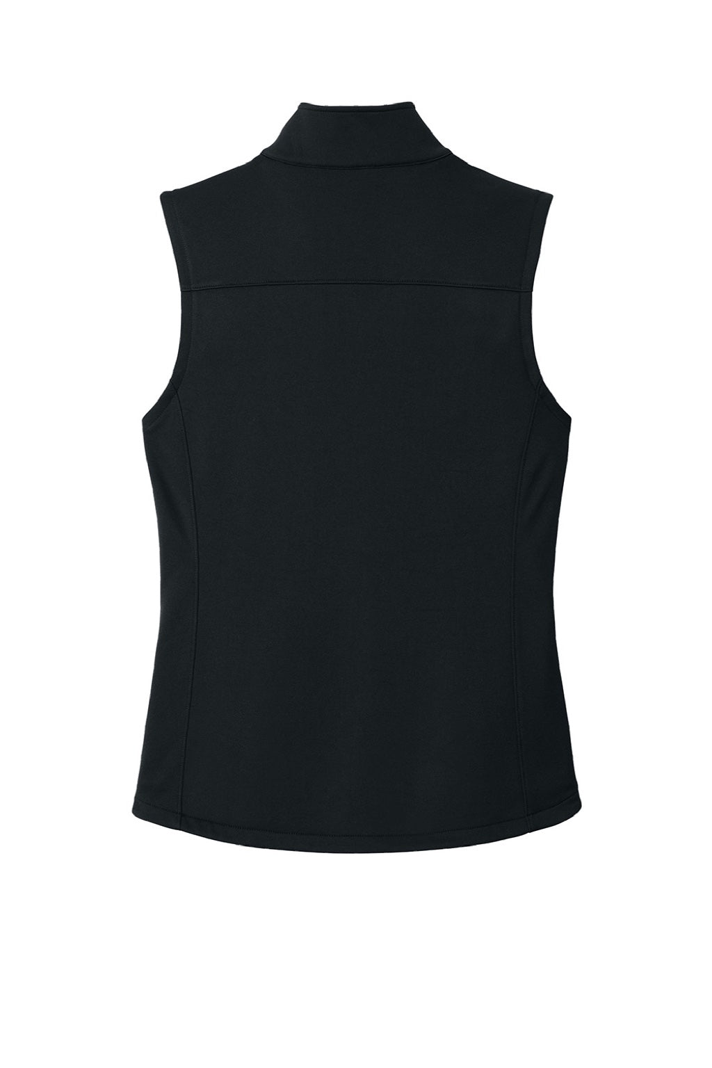 Eddie Bauer EB2570 Womens Full Zip Fleece Vest Black Flat Back