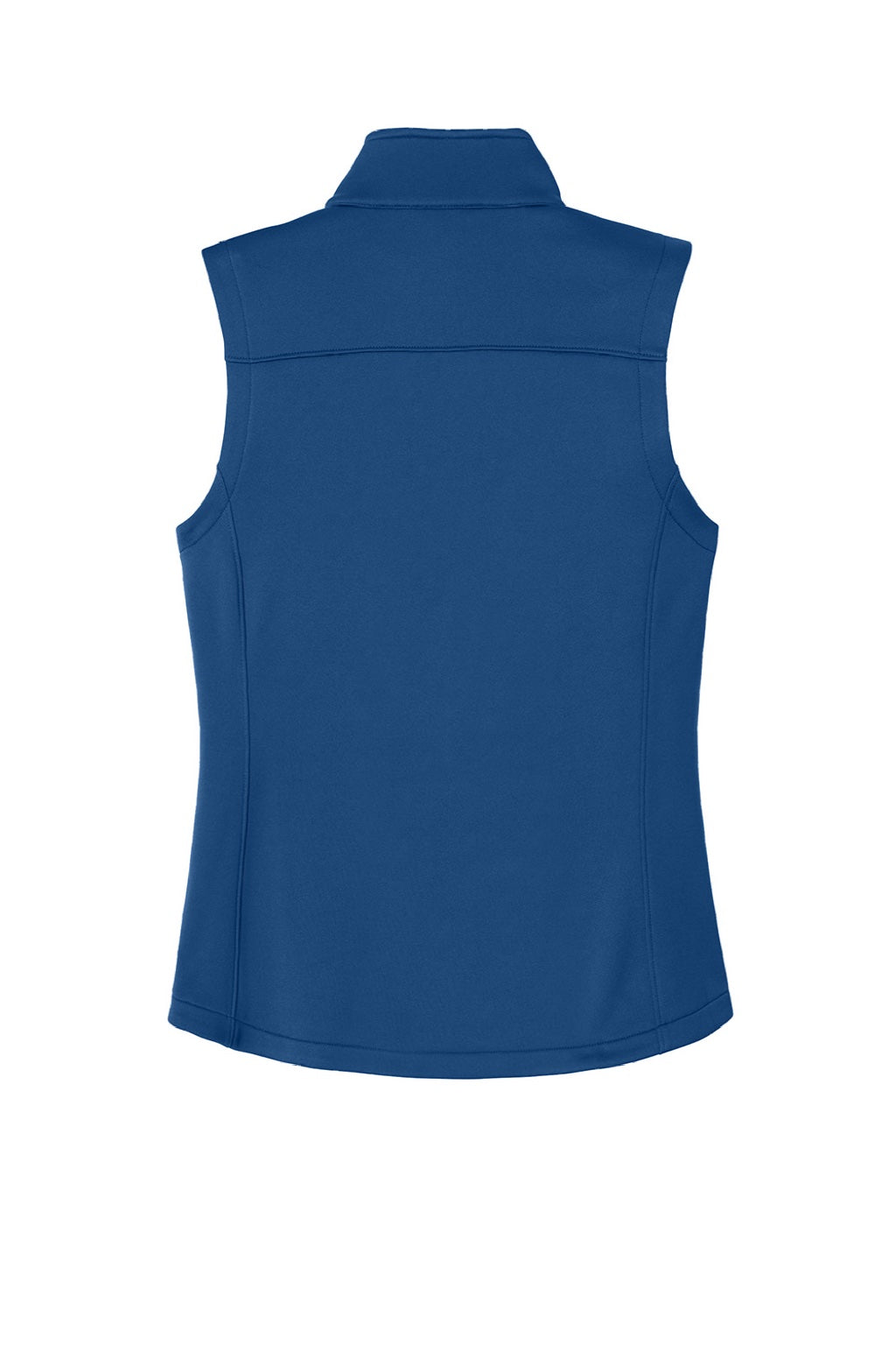 Eddie Bauer EB2570 Womens Full Zip Fleece Vest Cobalt Blue Flat Back
