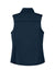 Eddie Bauer EB2570 Womens Full Zip Fleece Vest River Navy Blue Flat Back