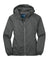 Eddie Bauer EB501 Womens Packable Wind Resistant Full Zip Hooded Jacket Steel Grey Flat Front