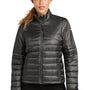 Eddie Bauer Womens Water Resistant Quilted Full Zip Jacket - Iron Gate Grey