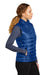 Eddie Bauer EB513 Womens Water Resistant Quilted Full Zip Vest Cobalt Blue Model Side