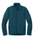 Eddie Bauer EB514 Mens Packable Quilted Water Resistant Full Zip Jacket Adriatic Blue Flat Front